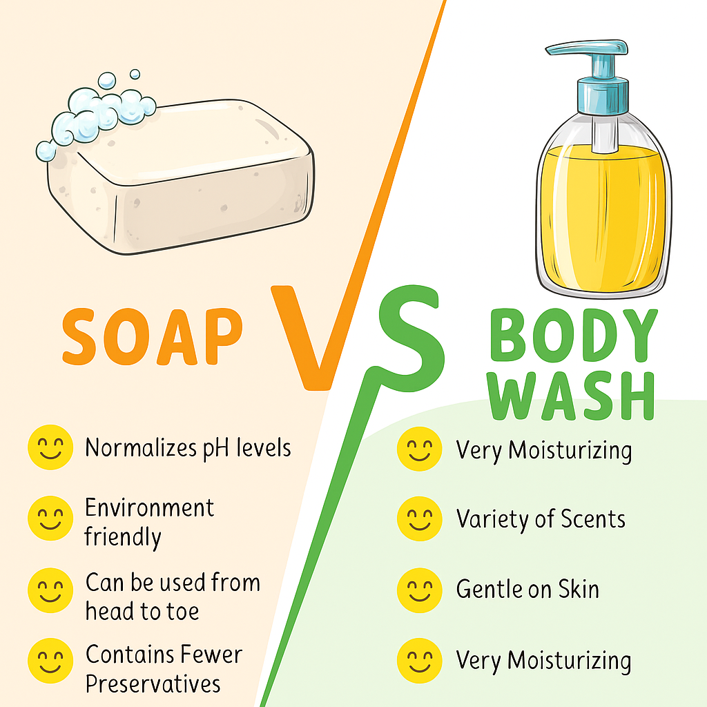 Soap Vs Body Wash