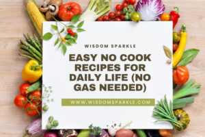 Easy No Cook Recipes for Daily Life (No Gas Needed) (1)