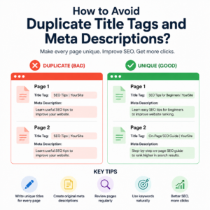 How to Avoid Duplicate Title Tags and Meta Descriptions?