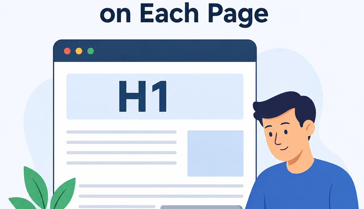 Why You Should Use Only One H1 Tag on Each Page