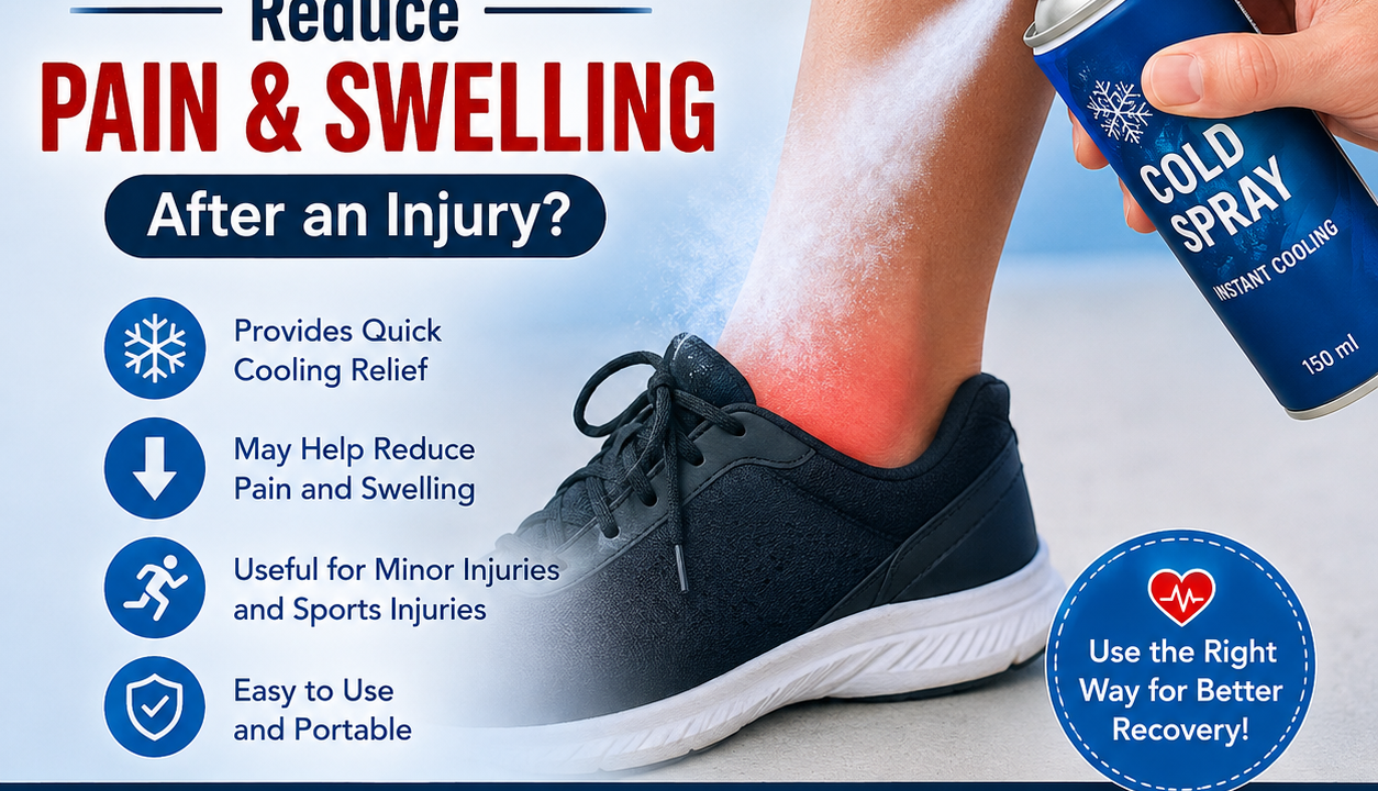 Can Cold Spray Reduce Pain and Swelling After an Injury?